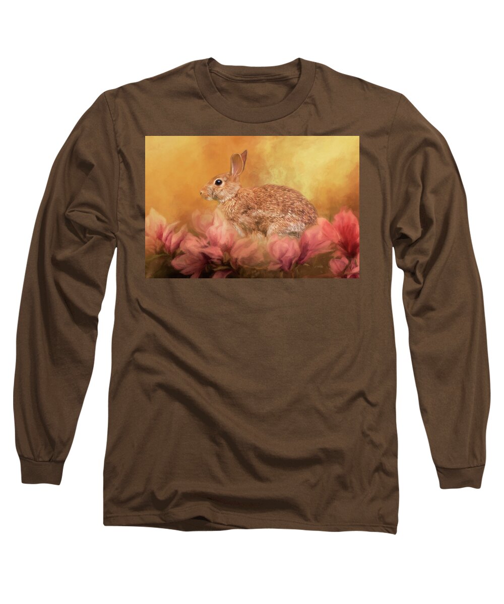 Peace Of Mind Long Sleeve T-Shirt featuring the painting Peace of Mind by Jordan Blackstone