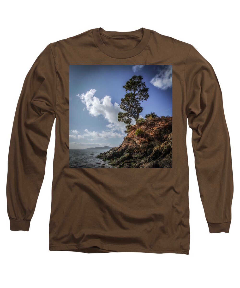 Pine Hill Long Sleeve T-Shirt featuring the photograph Pine Hill, San Quentin by Donald Kinney