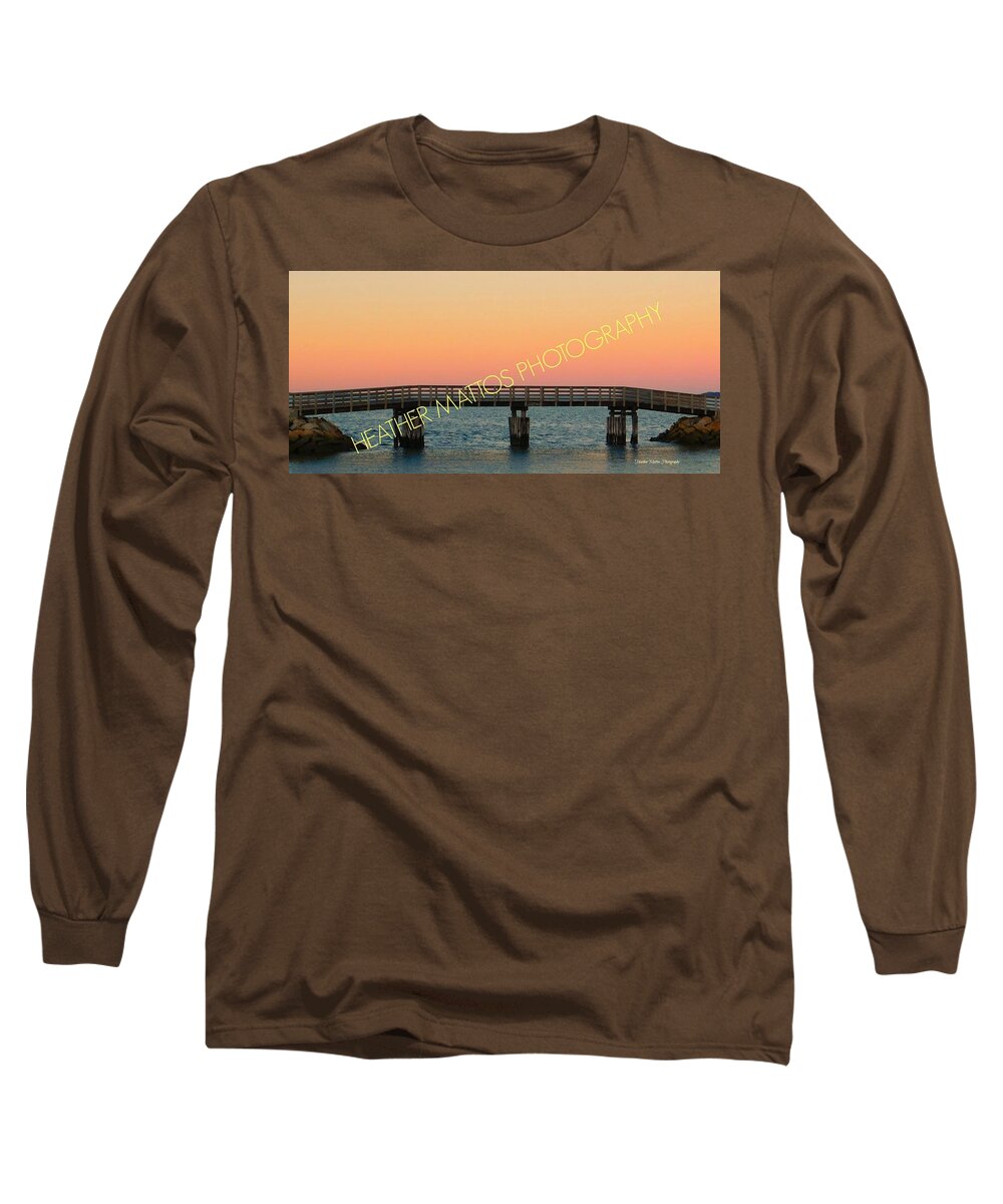 Cape Cod Long Sleeve T-Shirt featuring the photograph Plymouth Jetty by Heather M Photography