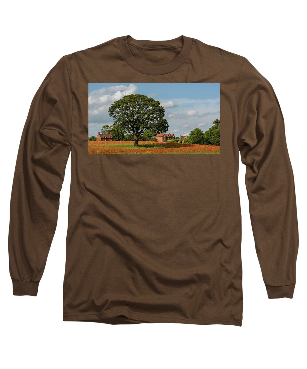 Circle Long Sleeve T-Shirt featuring the photograph Poppy circle by Average Images