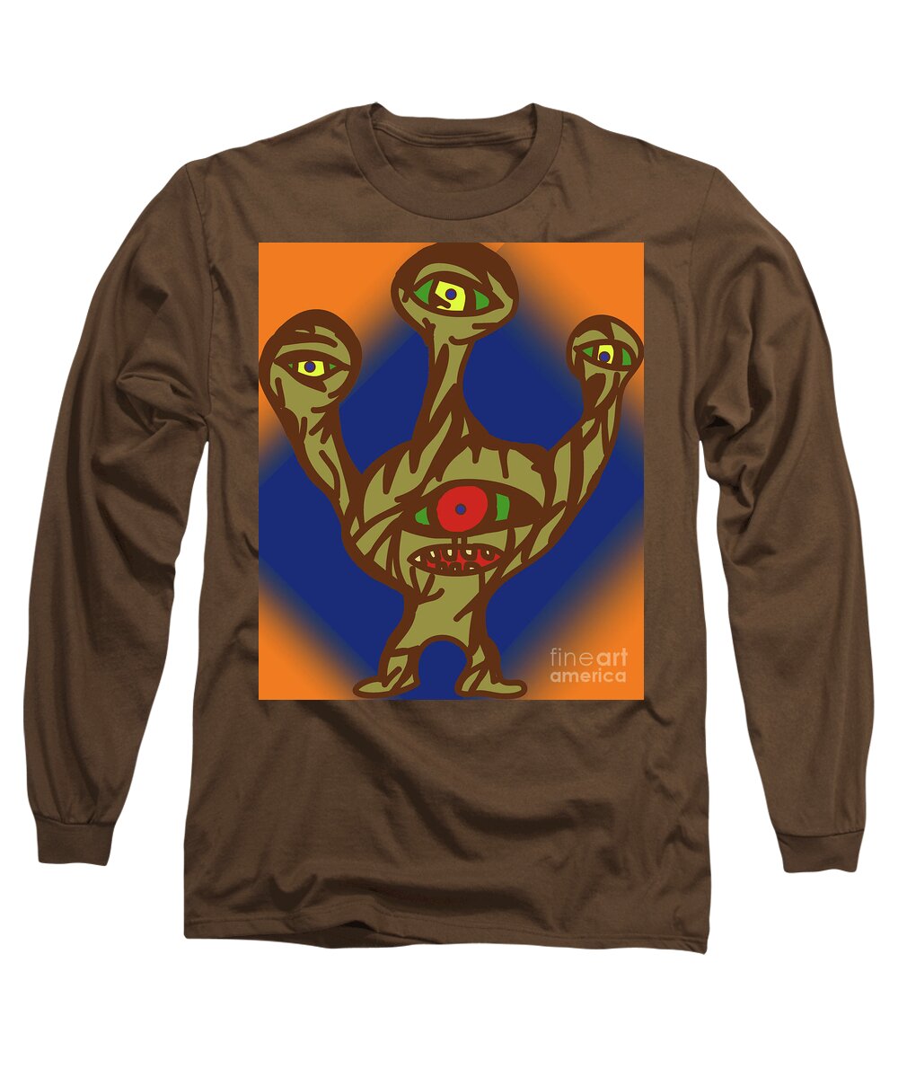 Canada Long Sleeve T-Shirt featuring the digital art Saboteur by Mary Mikawoz