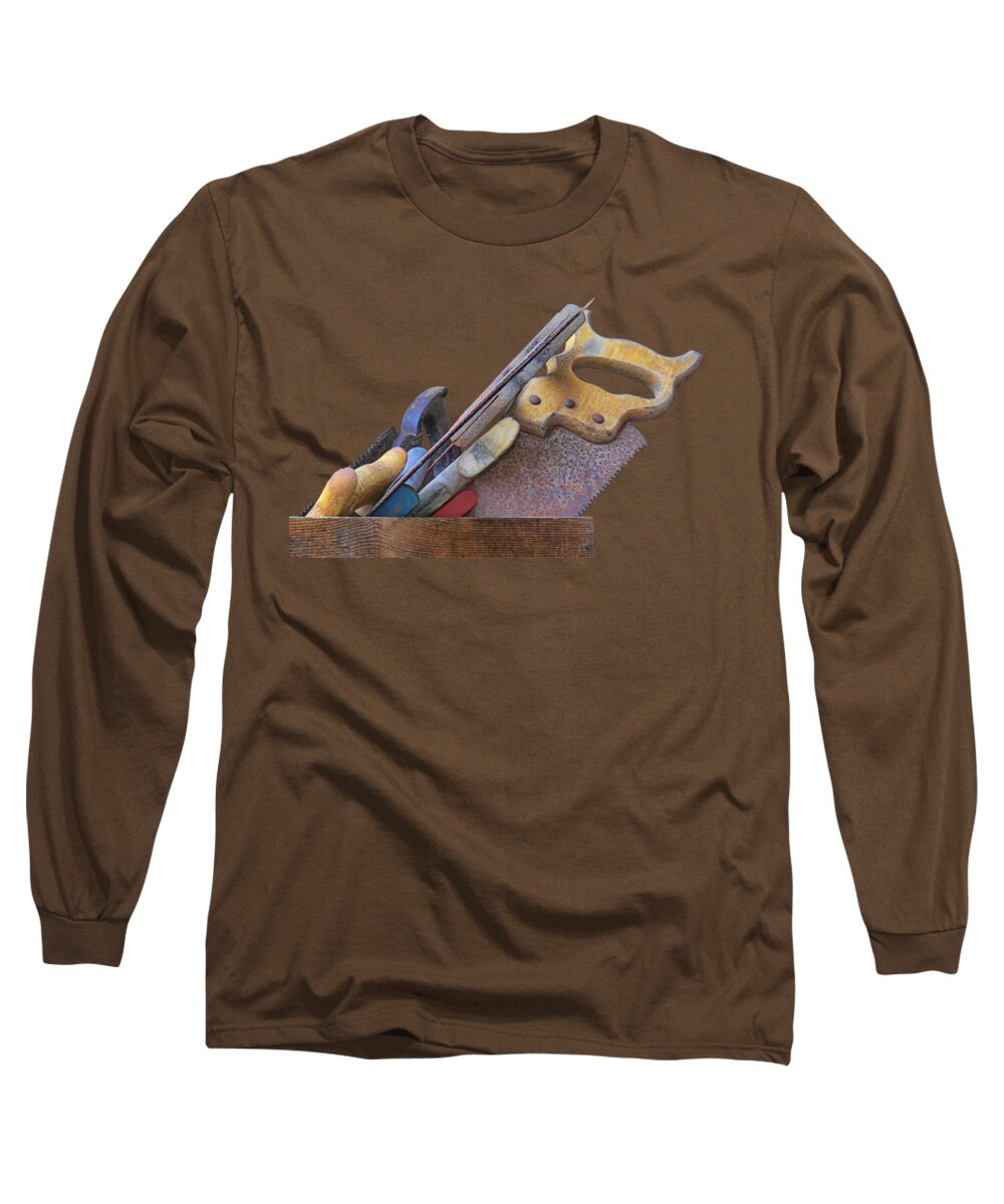 Tools Long Sleeve T-Shirt featuring the photograph See-Saws - Transparent by Nikolyn McDonald