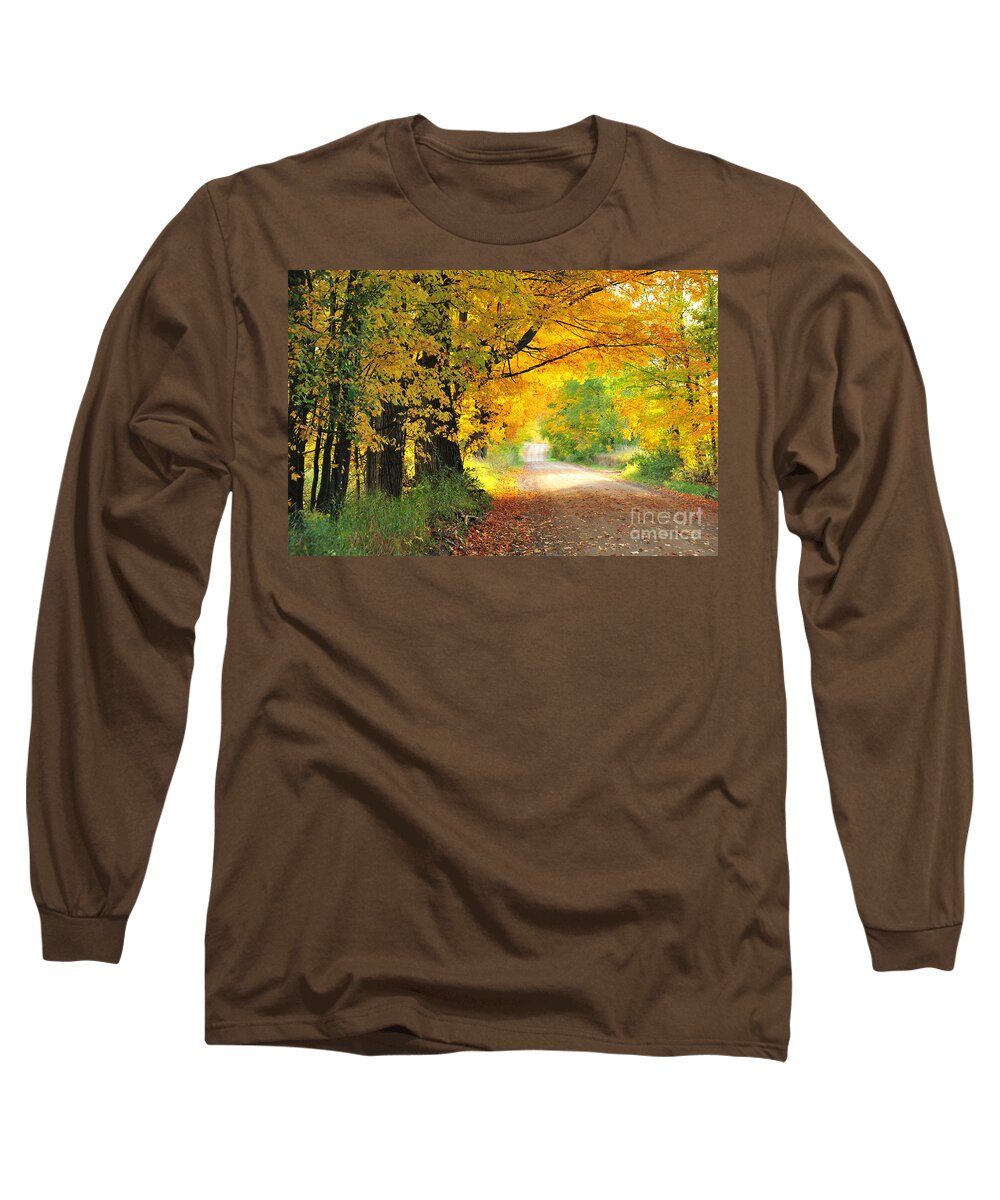 Road Long Sleeve T-Shirt featuring the photograph Bullseye 2 by Terri Gostola