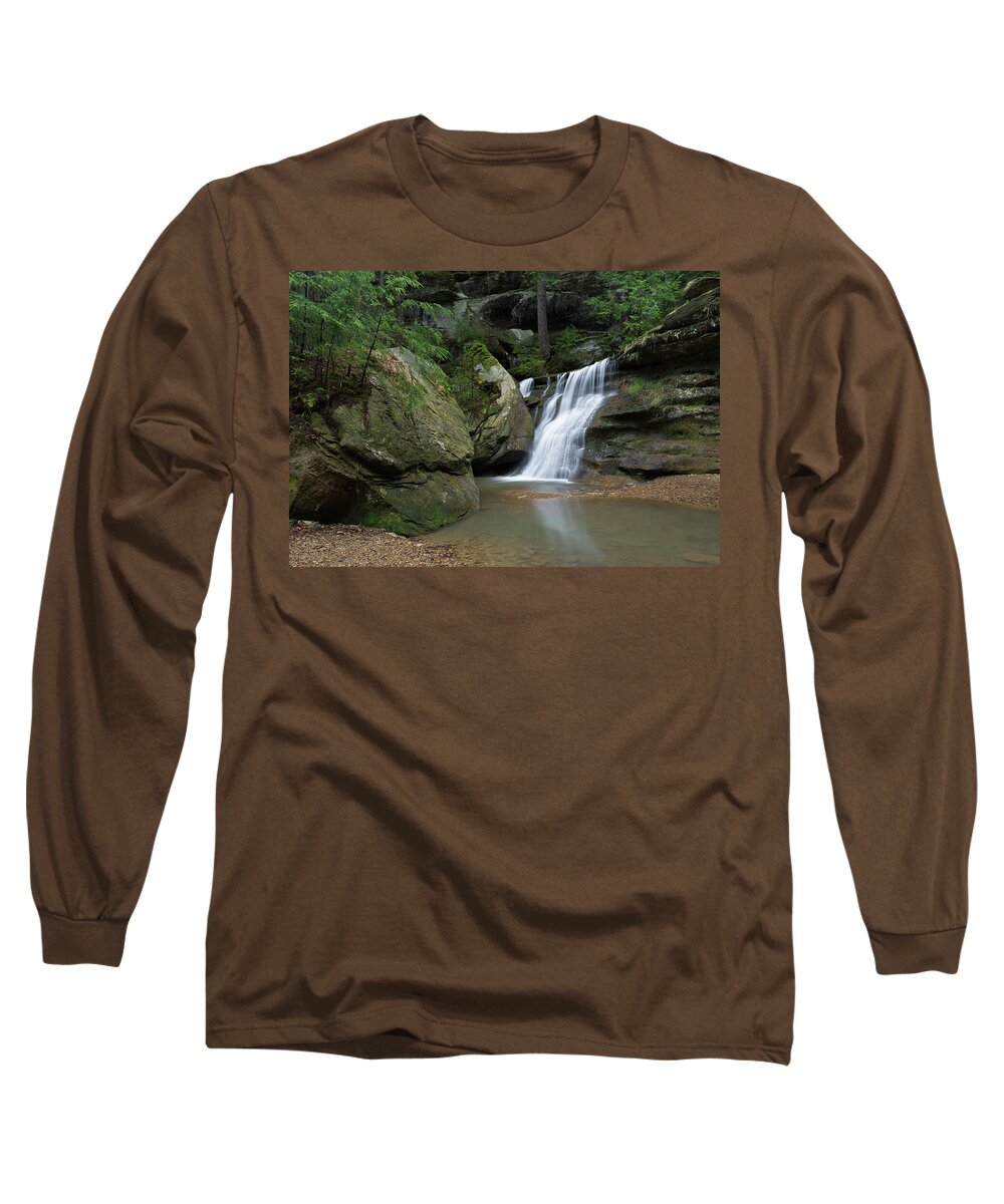Water Long Sleeve T-Shirt featuring the photograph Spring Waterfalls by Dale Kincaid