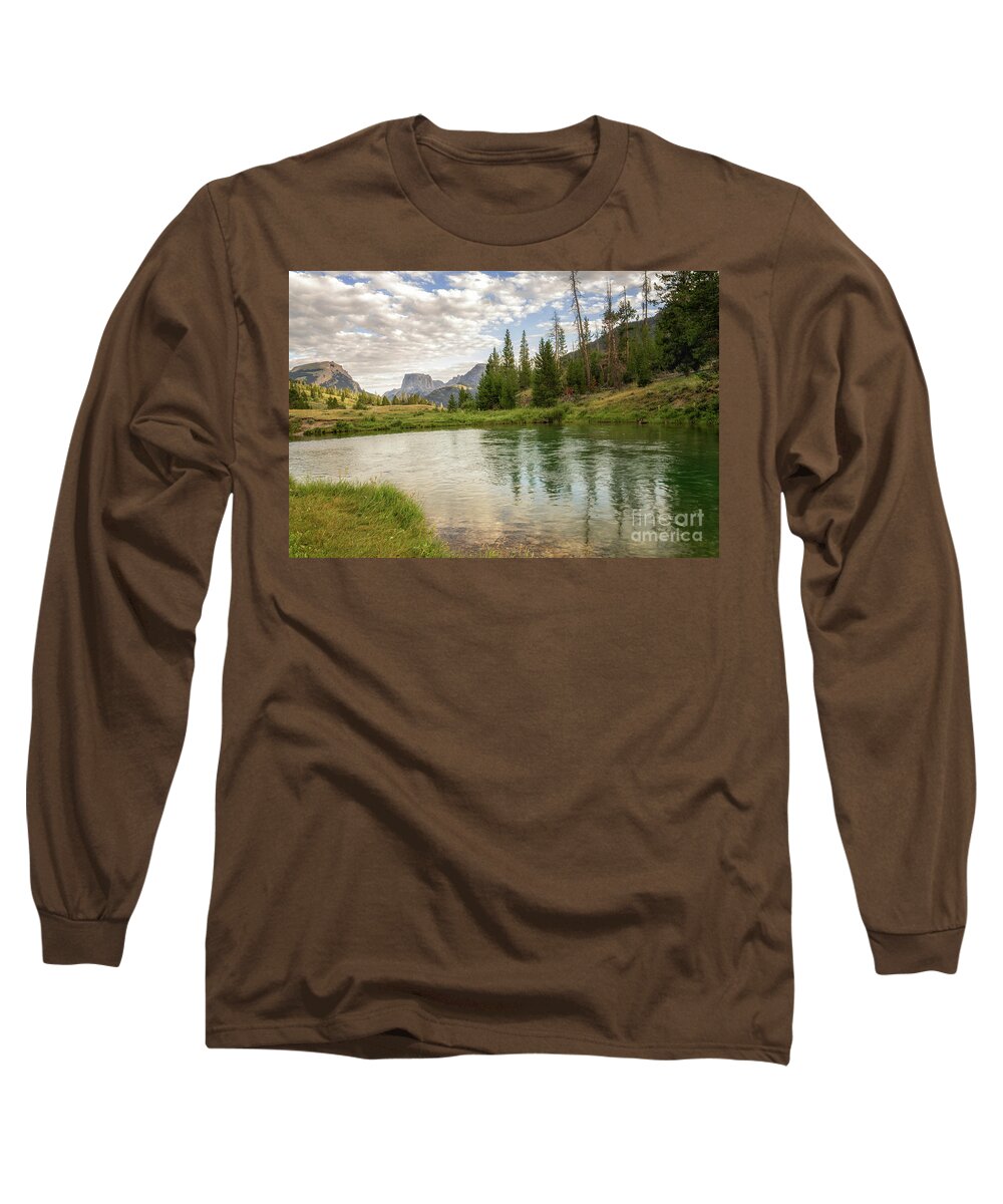 Wyoming Long Sleeve T-Shirt featuring the photograph Square Top Mountain #1 by Roxie Crouch