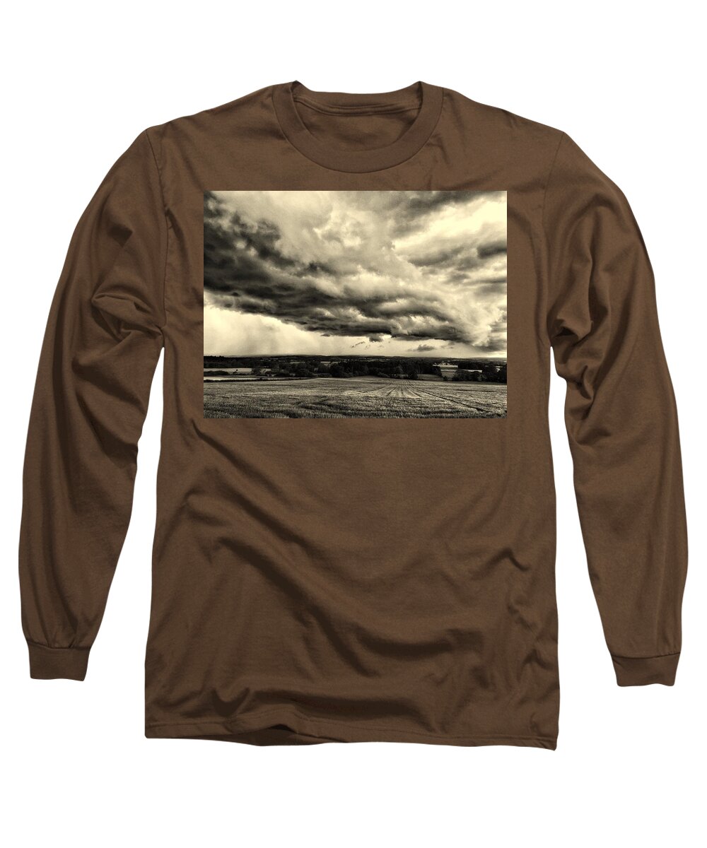 Summer Storm Long Sleeve T-Shirt featuring the photograph Summer Storm by Mark Egerton