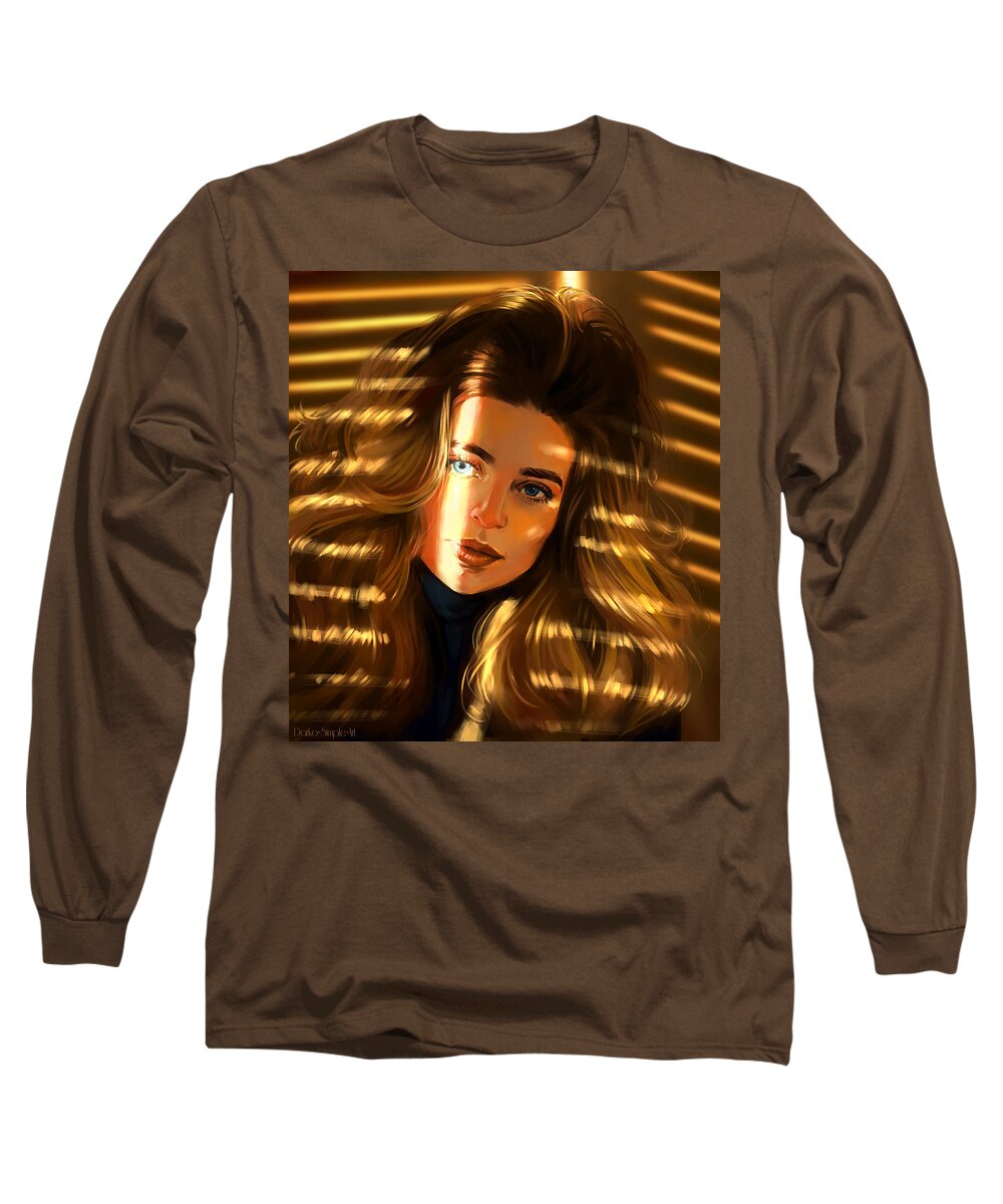 Sun Long Sleeve T-Shirt featuring the digital art Sun Light by Darko B