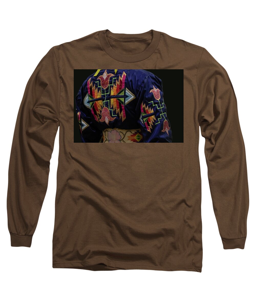 Pow Wow Long Sleeve T-Shirt featuring the photograph The Blouse by Danette Steele