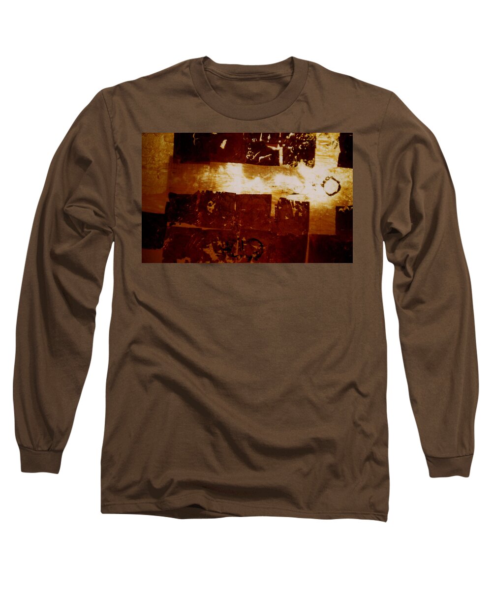 Oil Painting Long Sleeve T-Shirt featuring the painting Title Light Gold V Oil by Todd Krasovetz by Todd Krasovetz