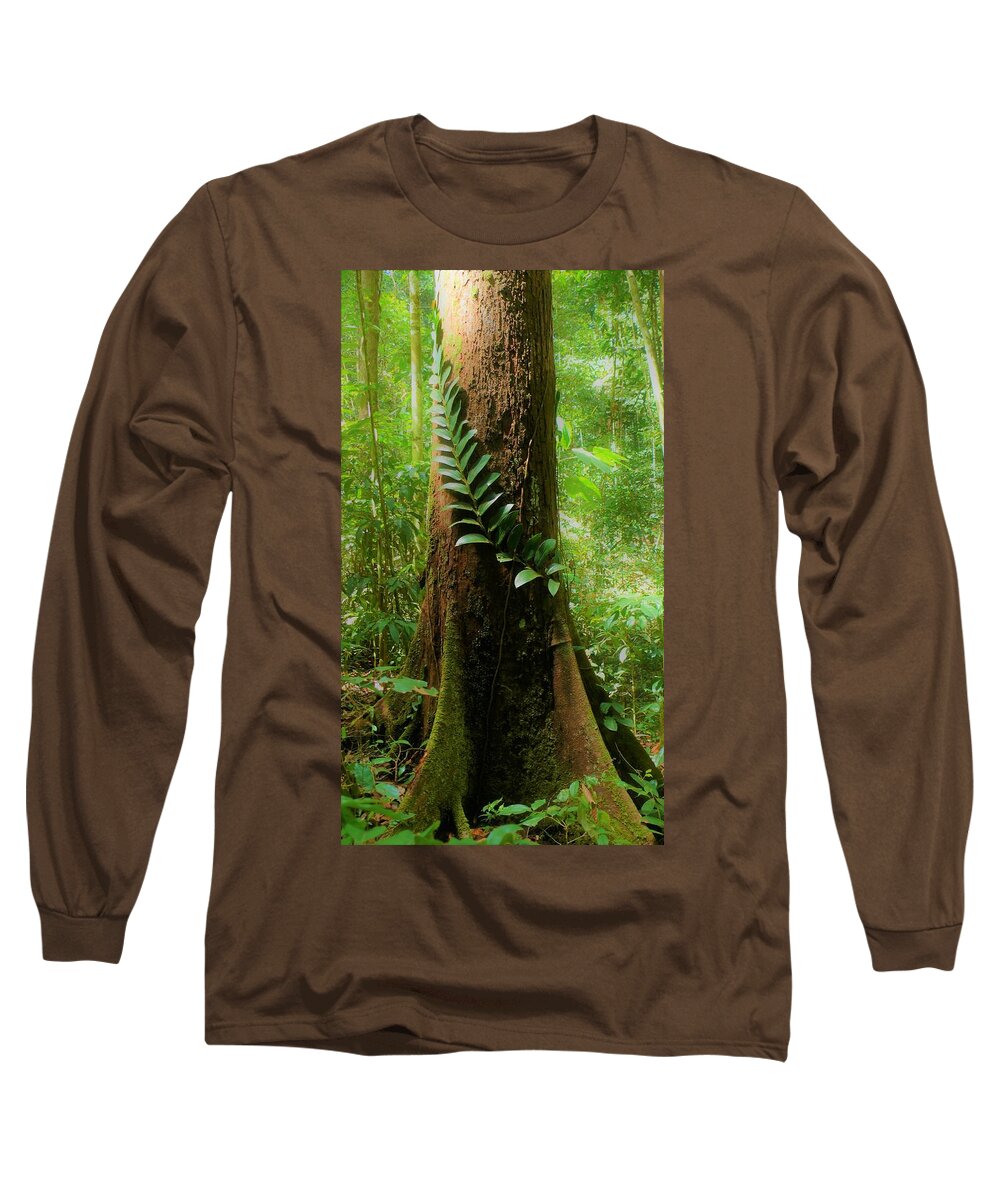 Tropical Forest Long Sleeve T-Shirt featuring the photograph Tropical Forest 2 by Robert Bociaga