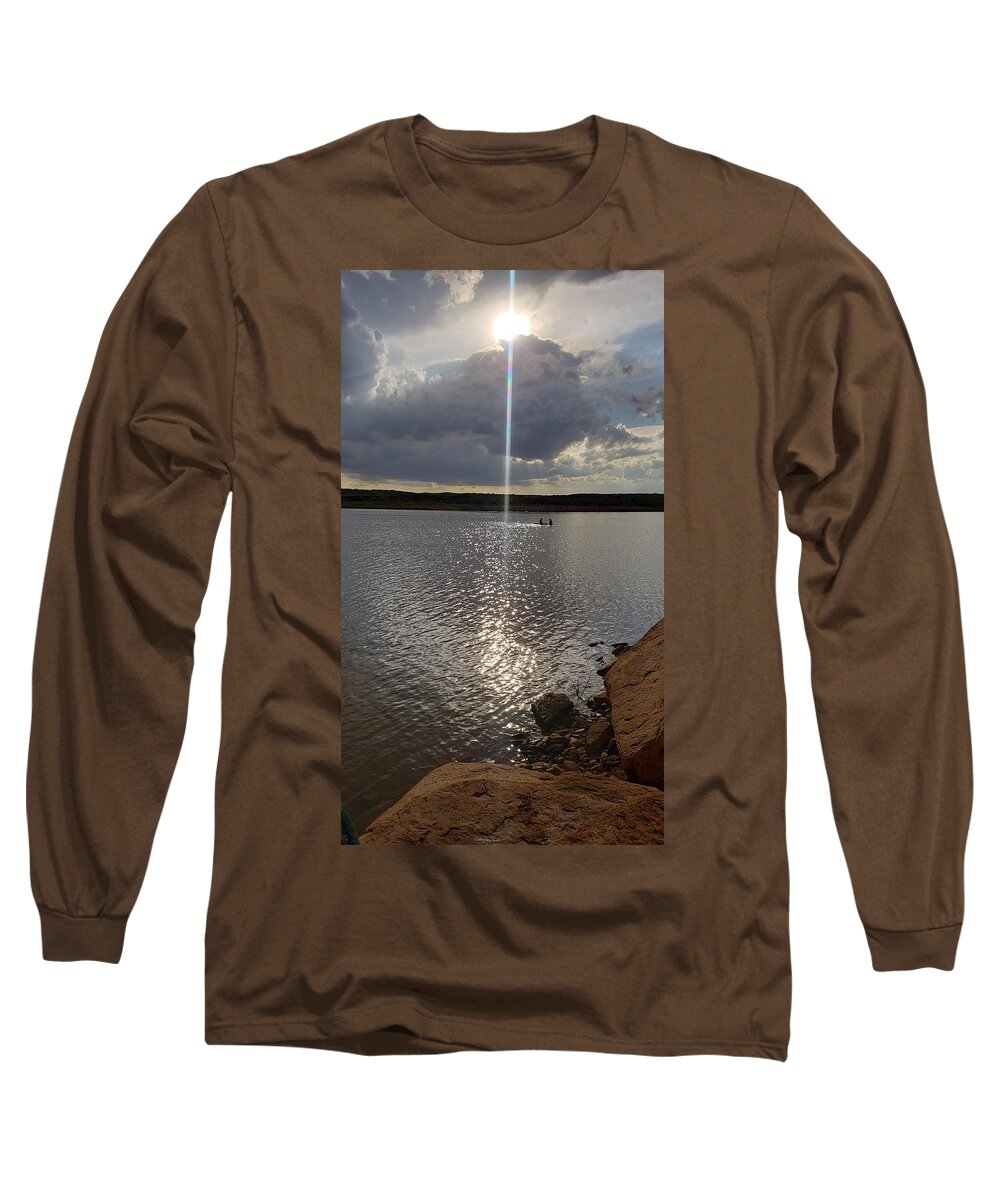 Ute Lake Long Sleeve T-Shirt featuring the photograph Ute Lake by Sheri Keith