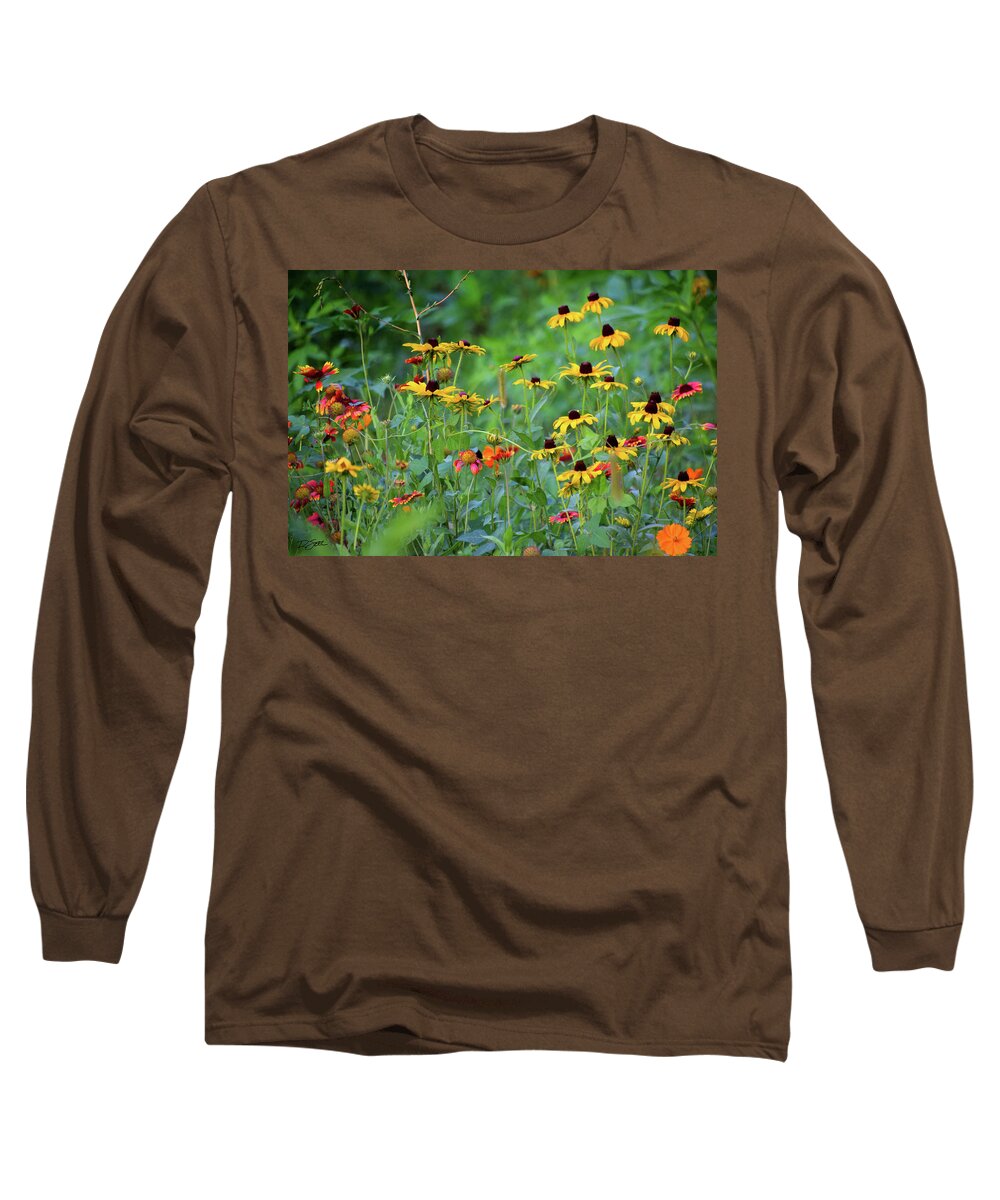 Wildflowers Long Sleeve T-Shirt featuring the photograph Wildflower Symphony by Rod Seel