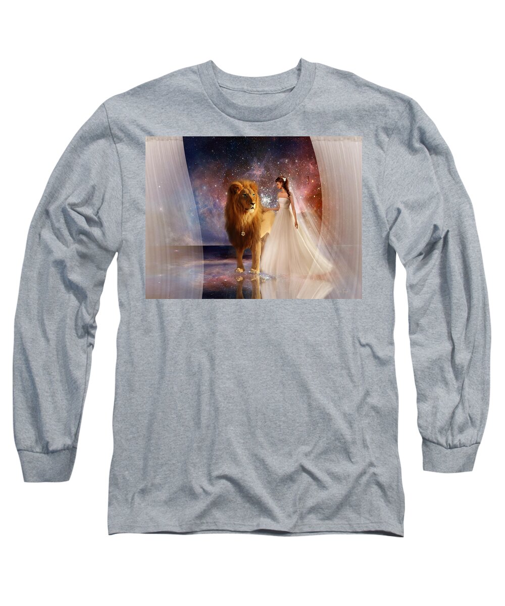 In His Presence Long Sleeve T-Shirt featuring the digital art In His Presence #1 by Jennifer Page