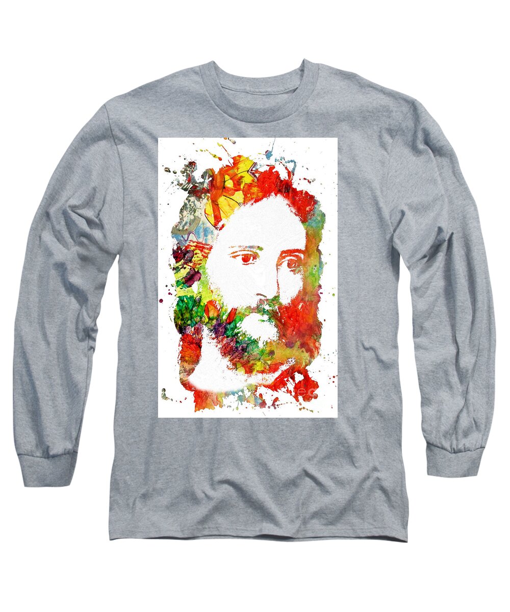 Jesus Christ Long Sleeve T-Shirt featuring the photograph Christ by Doc Braham