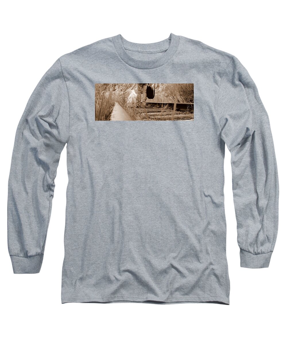 Man Long Sleeve T-Shirt featuring the photograph On The Road Again #1 by Fiona Kennard