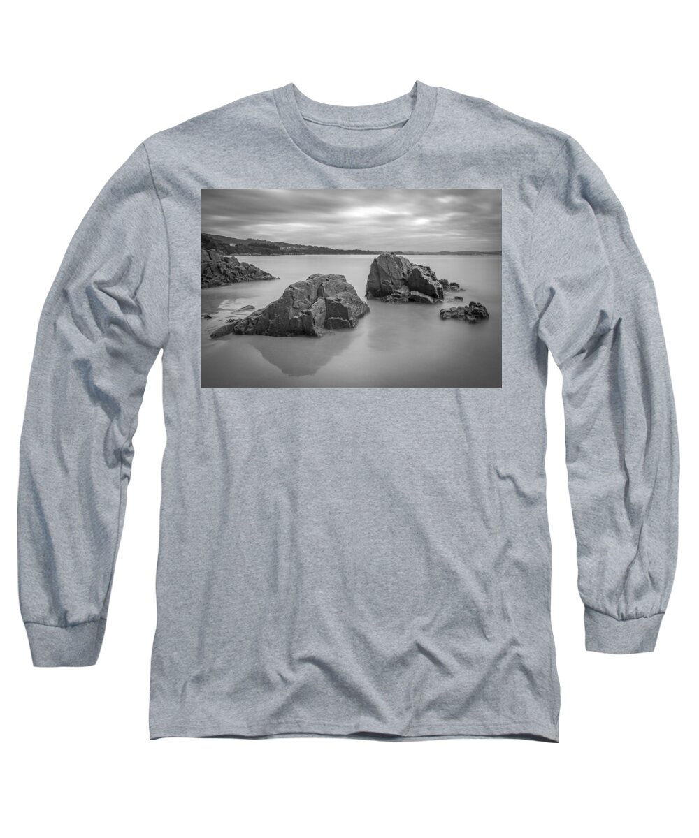 Ares Long Sleeve T-Shirt featuring the photograph Seselle Beach Galicia Spain #1 by Pablo Avanzini