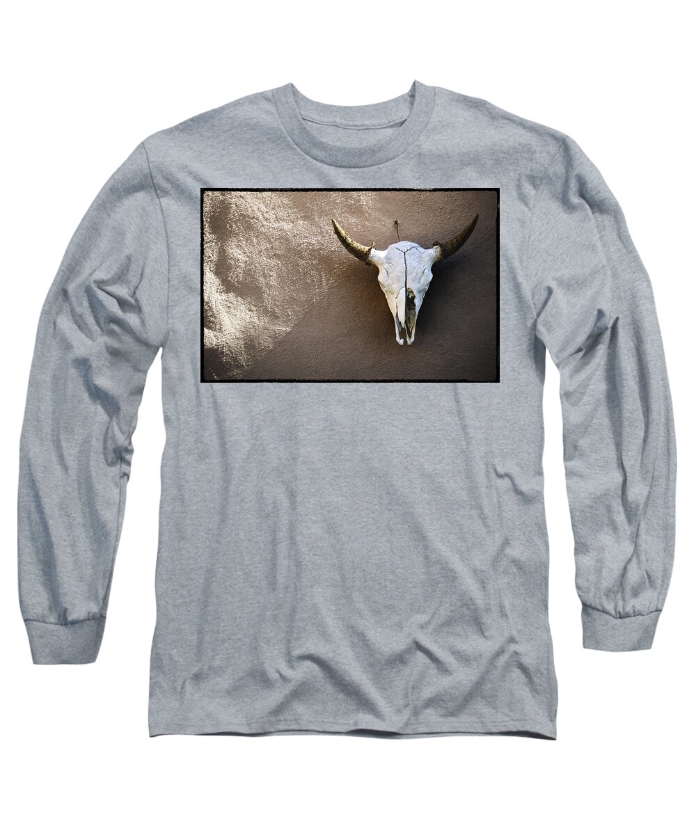 Skull Long Sleeve T-Shirt featuring the photograph Skull #1 by Kelley King