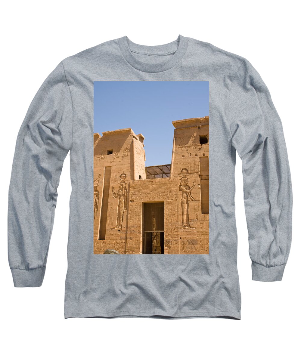  Long Sleeve T-Shirt featuring the photograph Temple Wall Art #1 by James Gay