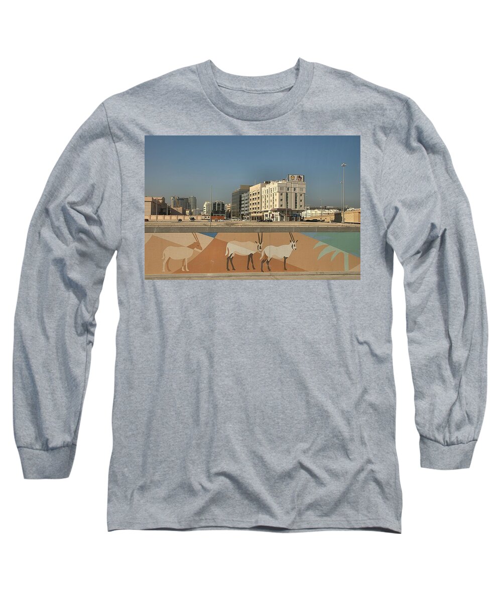 Abu Dhabi Long Sleeve T-Shirt featuring the photograph Abu Dhabi Outskirts by Steven Richman