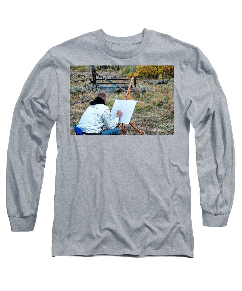 Autumn Colors Long Sleeve T-Shirt featuring the photograph Artist Point by Jim Garrison