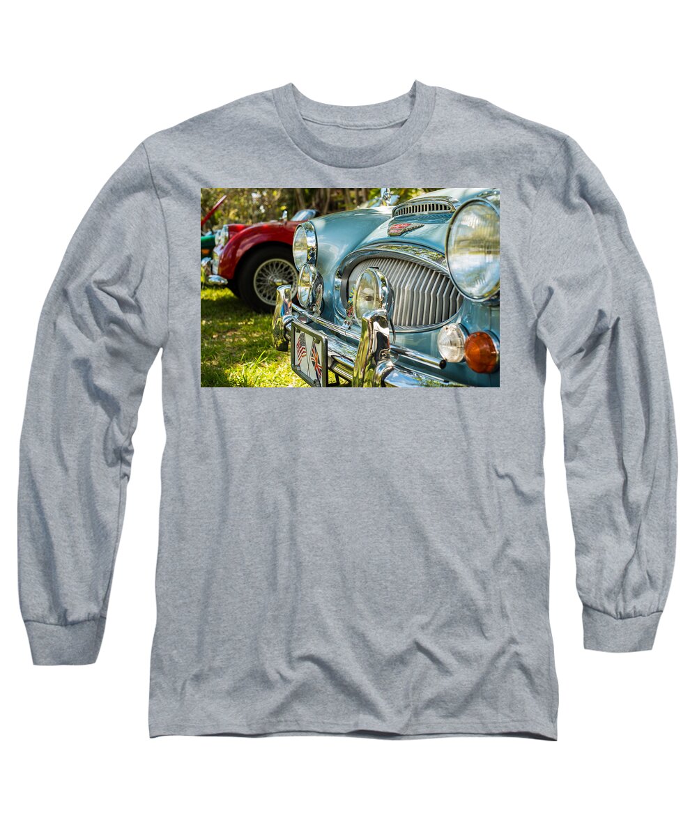 1960s Long Sleeve T-Shirt featuring the photograph Austin Healey by Raul Rodriguez