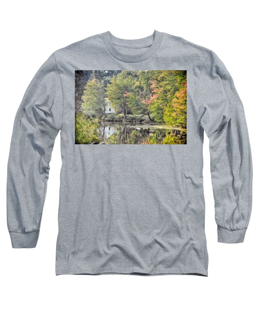 Autumn Long Sleeve T-Shirt featuring the photograph Autumn in Pastel by Phyllis Meinke