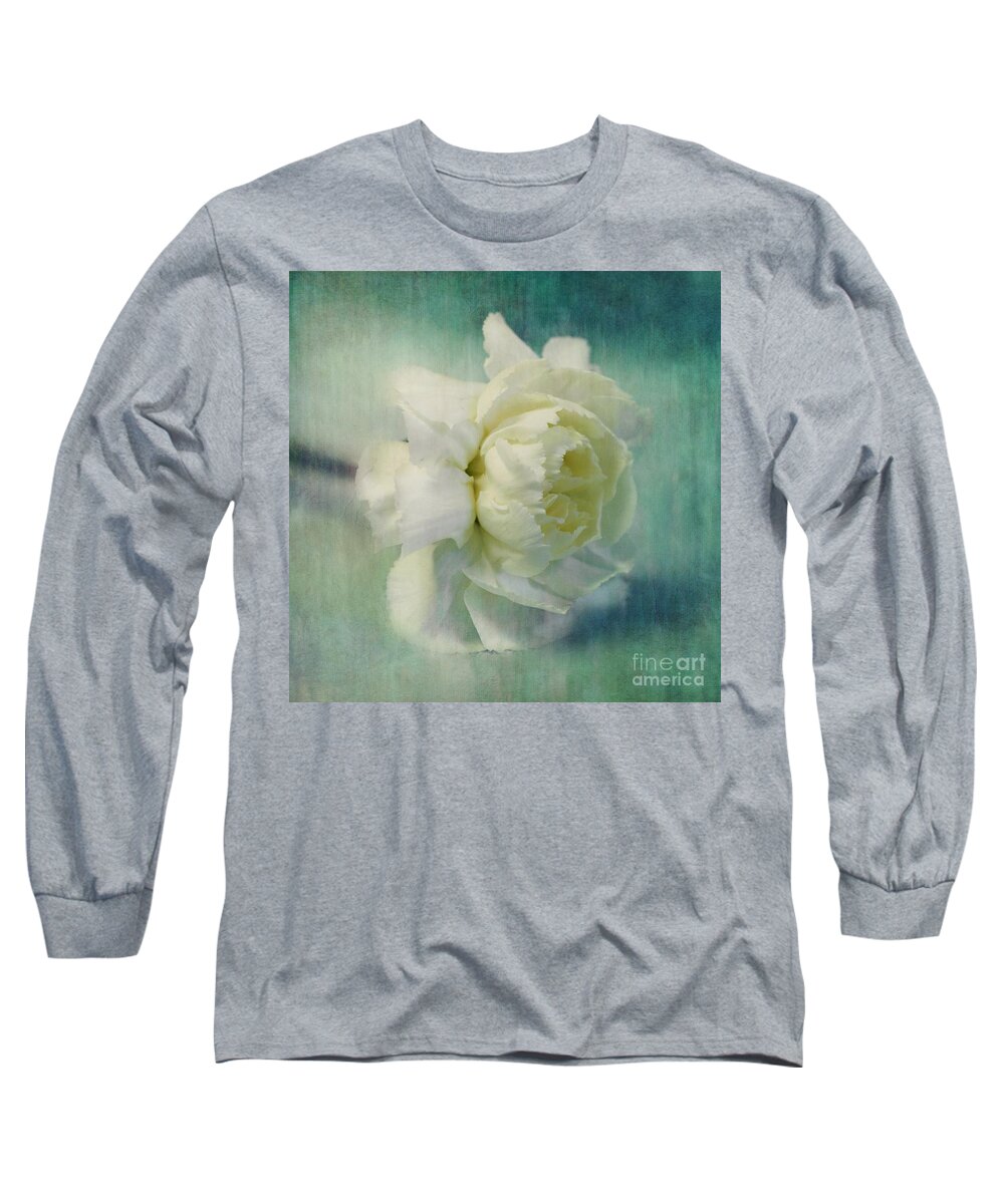 Carnation Long Sleeve T-Shirt featuring the photograph Carnation by Priska Wettstein