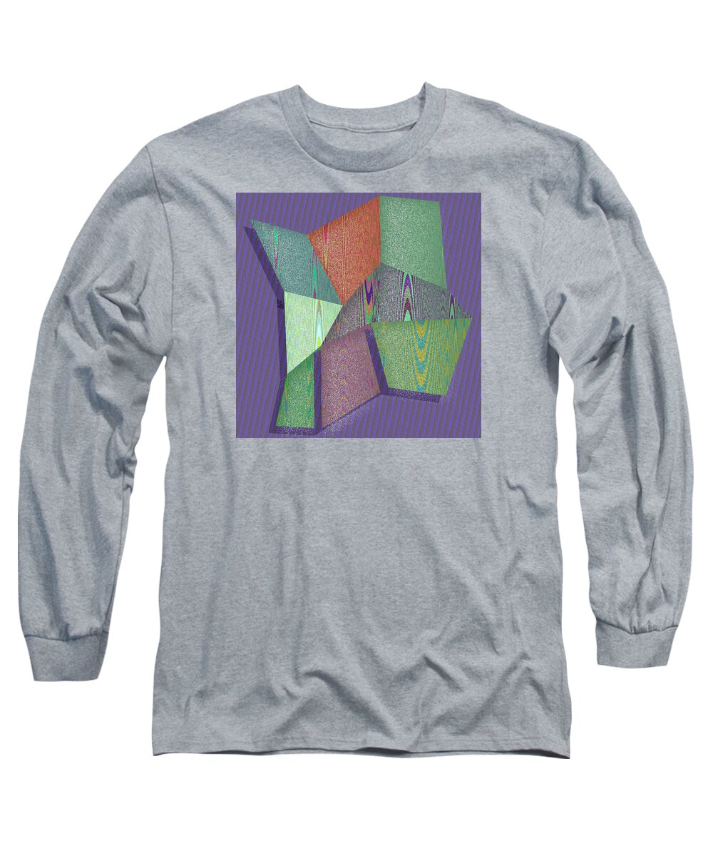 Cedar Rapids Long Sleeve T-Shirt featuring the digital art Cedar Rapids by Gareth Lewis
