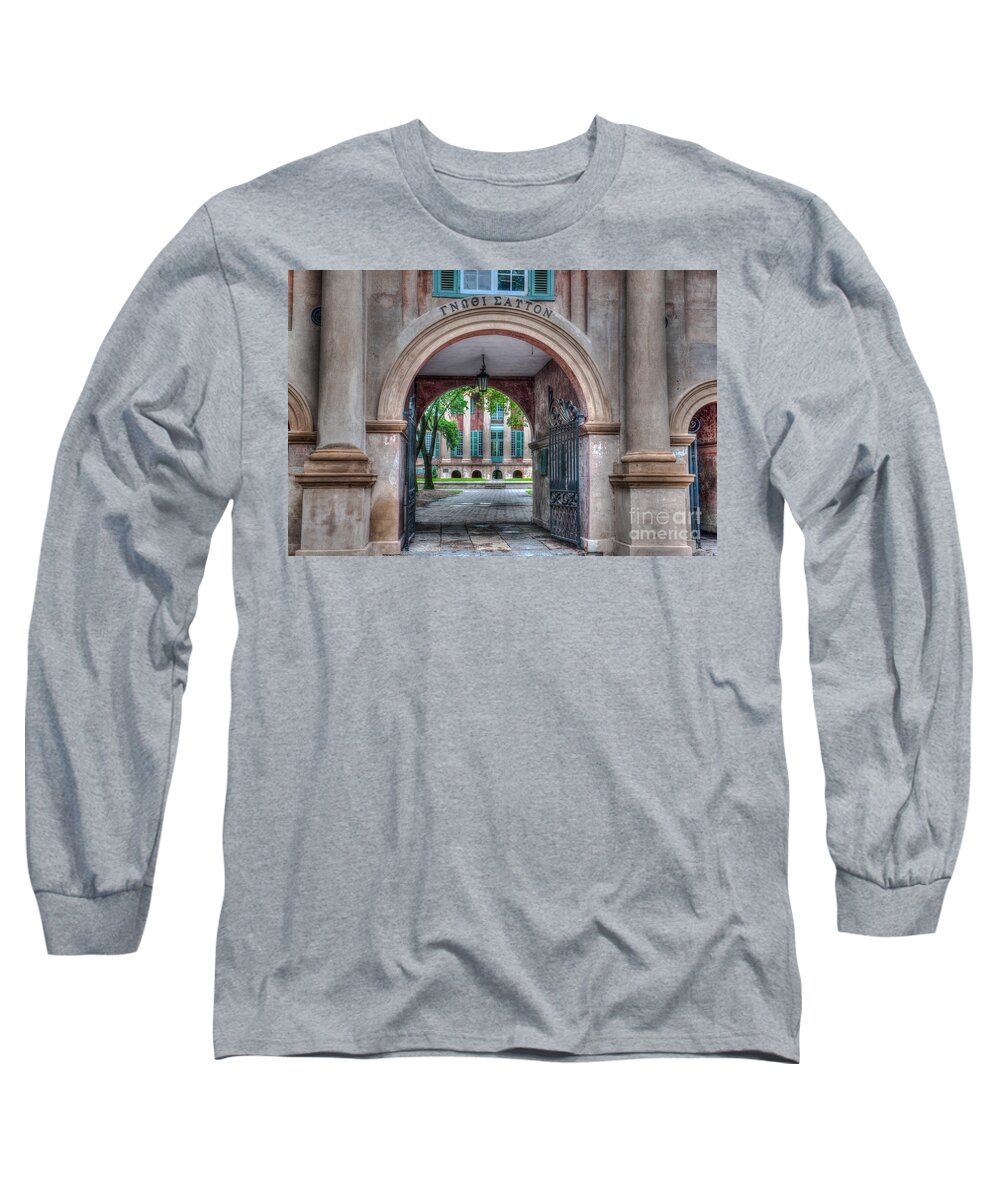 College Of Charleston Long Sleeve T-Shirt featuring the photograph College Time by Dale Powell