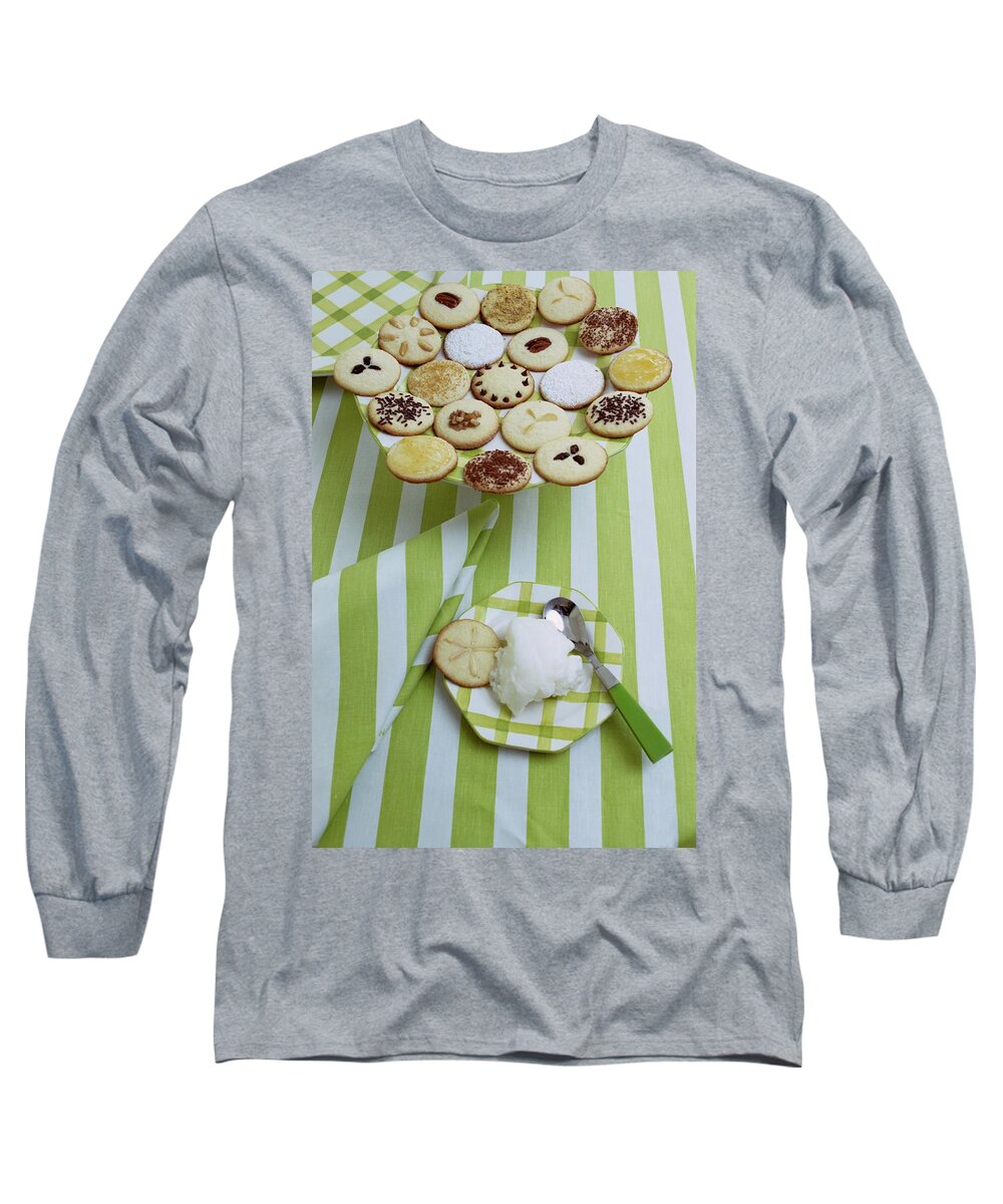 Holiday Long Sleeve T-Shirt featuring the photograph Cookies And Icing by Susan Wood