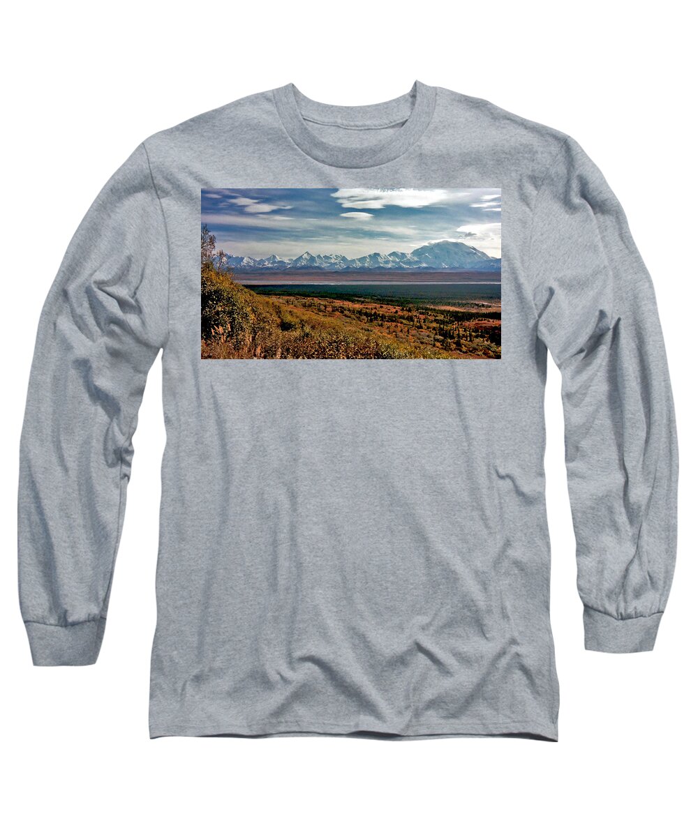 Denali Colors Long Sleeve T-Shirt featuring the photograph Denali Colors by Jeremy Rhoades