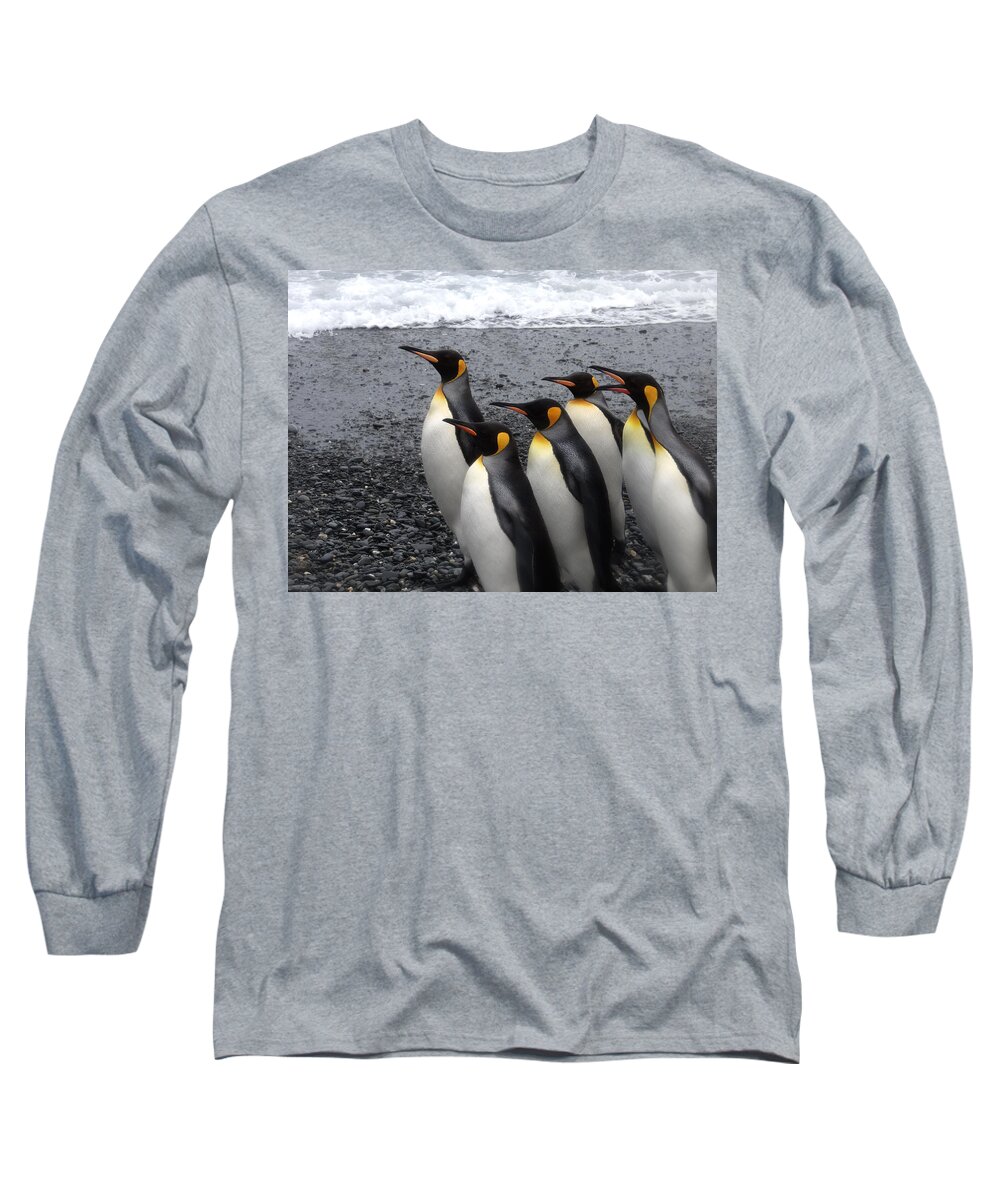 Water Long Sleeve T-Shirt featuring the photograph Drill Sergeant by Ginny Barklow