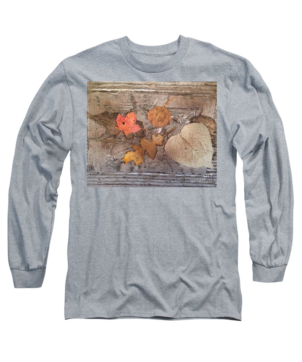 Fall Long Sleeve T-Shirt featuring the painting Fall Art by Sherry Harradence