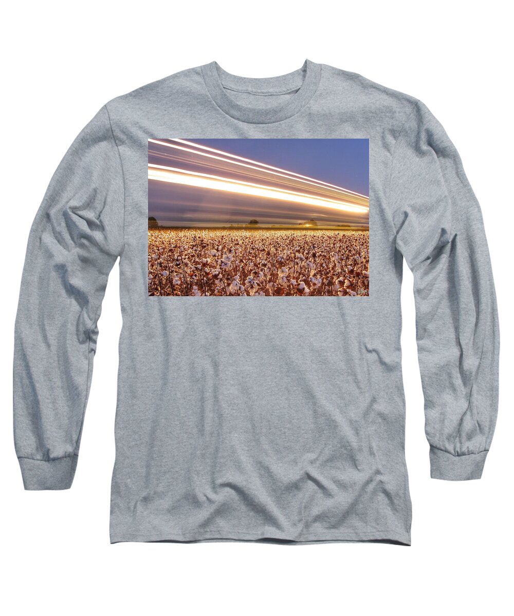 Ag Long Sleeve T-Shirt featuring the photograph Fast Cotton by David Zarecor