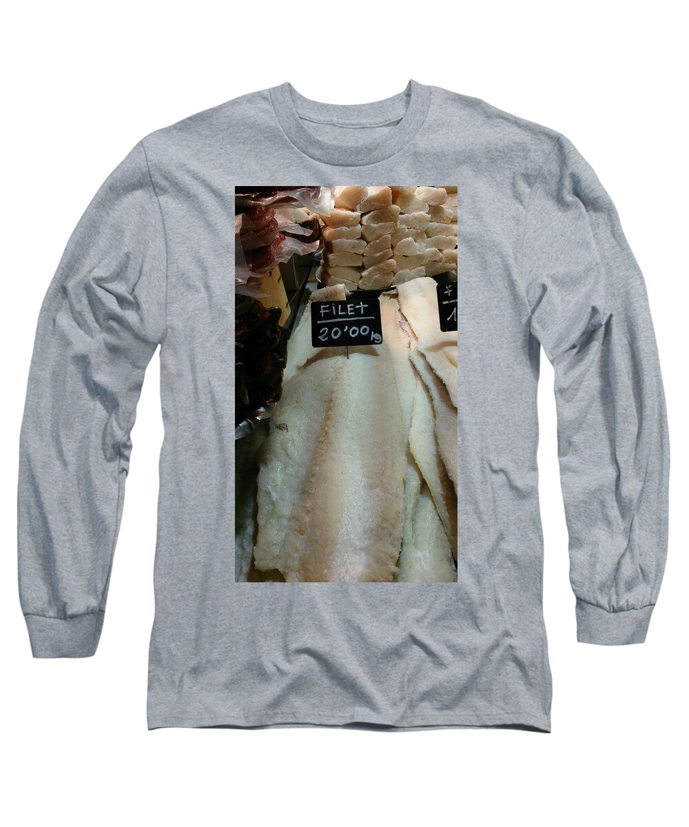 Fish Long Sleeve T-Shirt featuring the photograph Fish Filets by Moshe Harboun