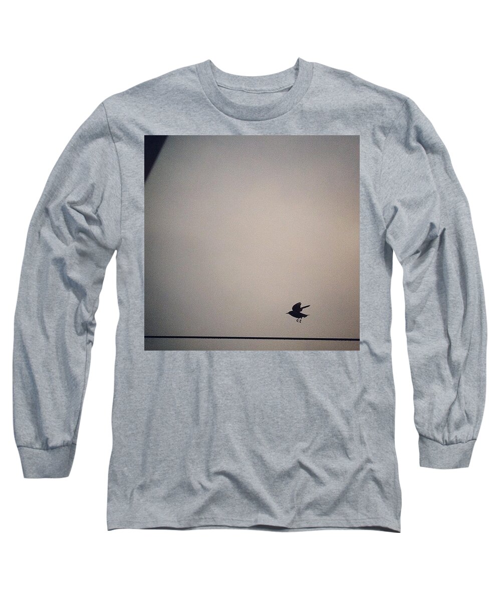 Takeoff Long Sleeve T-Shirt featuring the photograph Flight by Katie Cupcakes