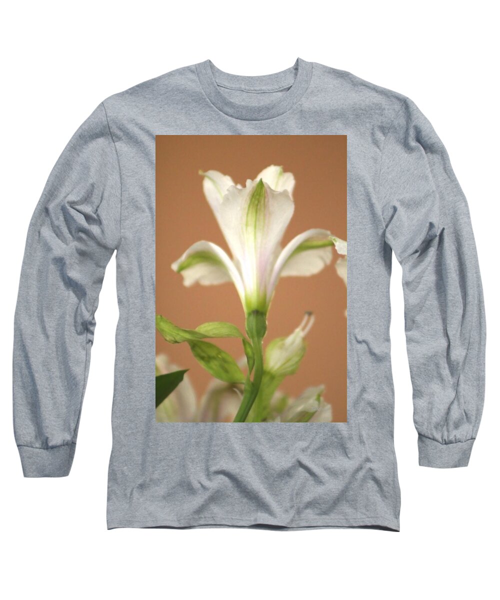 Flower Long Sleeve T-Shirt featuring the photograph Floral Tones by Deborah Crew-Johnson