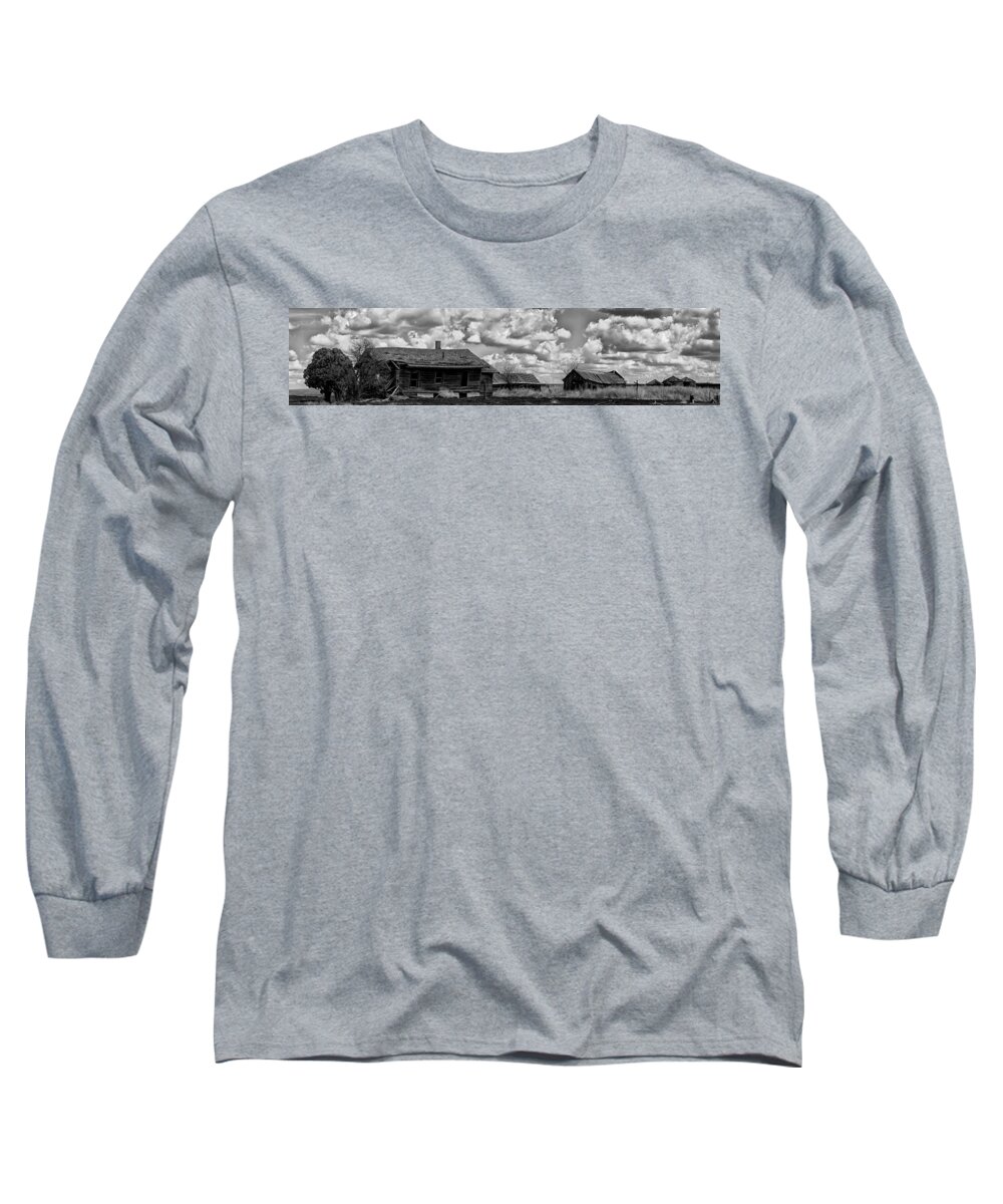 Farm Long Sleeve T-Shirt featuring the photograph Forsaken by Betty Depee