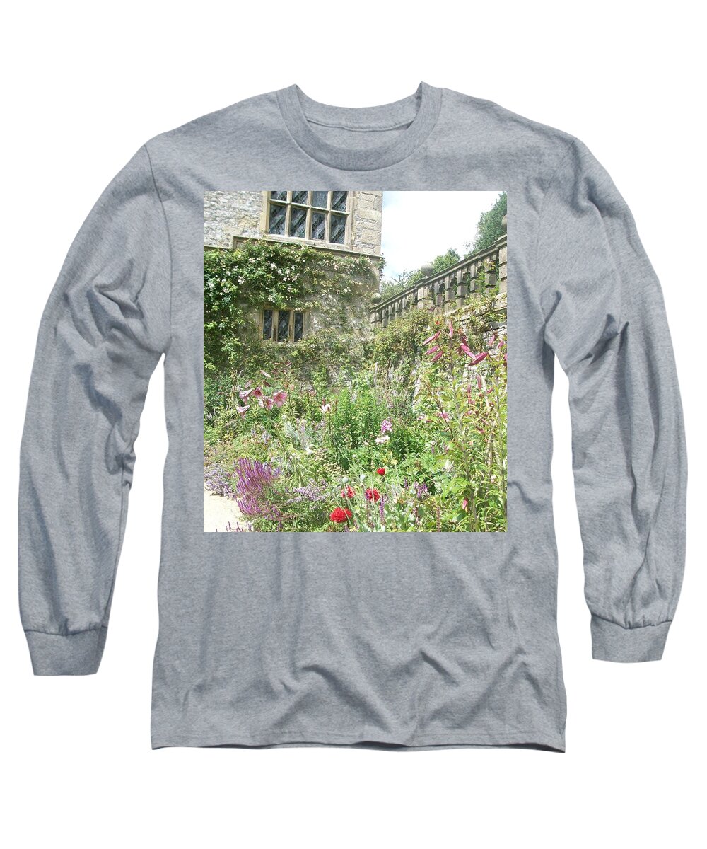 Haddon Long Sleeve T-Shirt featuring the photograph Haddon Hall Garden by Asa Jones