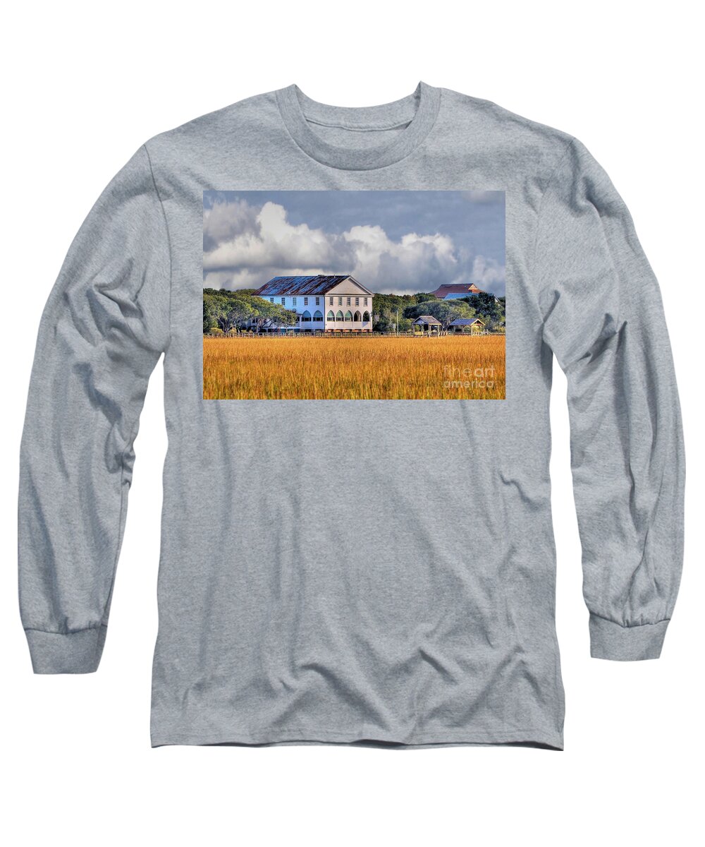 Scenic Long Sleeve T-Shirt featuring the photograph Historic Pelican Inn by Kathy Baccari