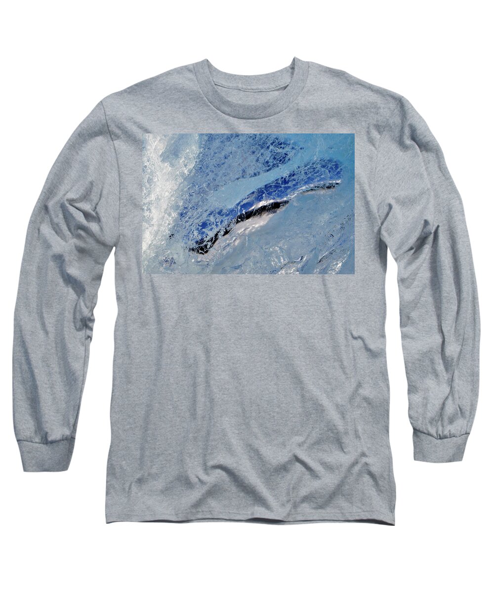 Iceberg Long Sleeve T-Shirt featuring the photograph Iceberg by Cathy Mahnke