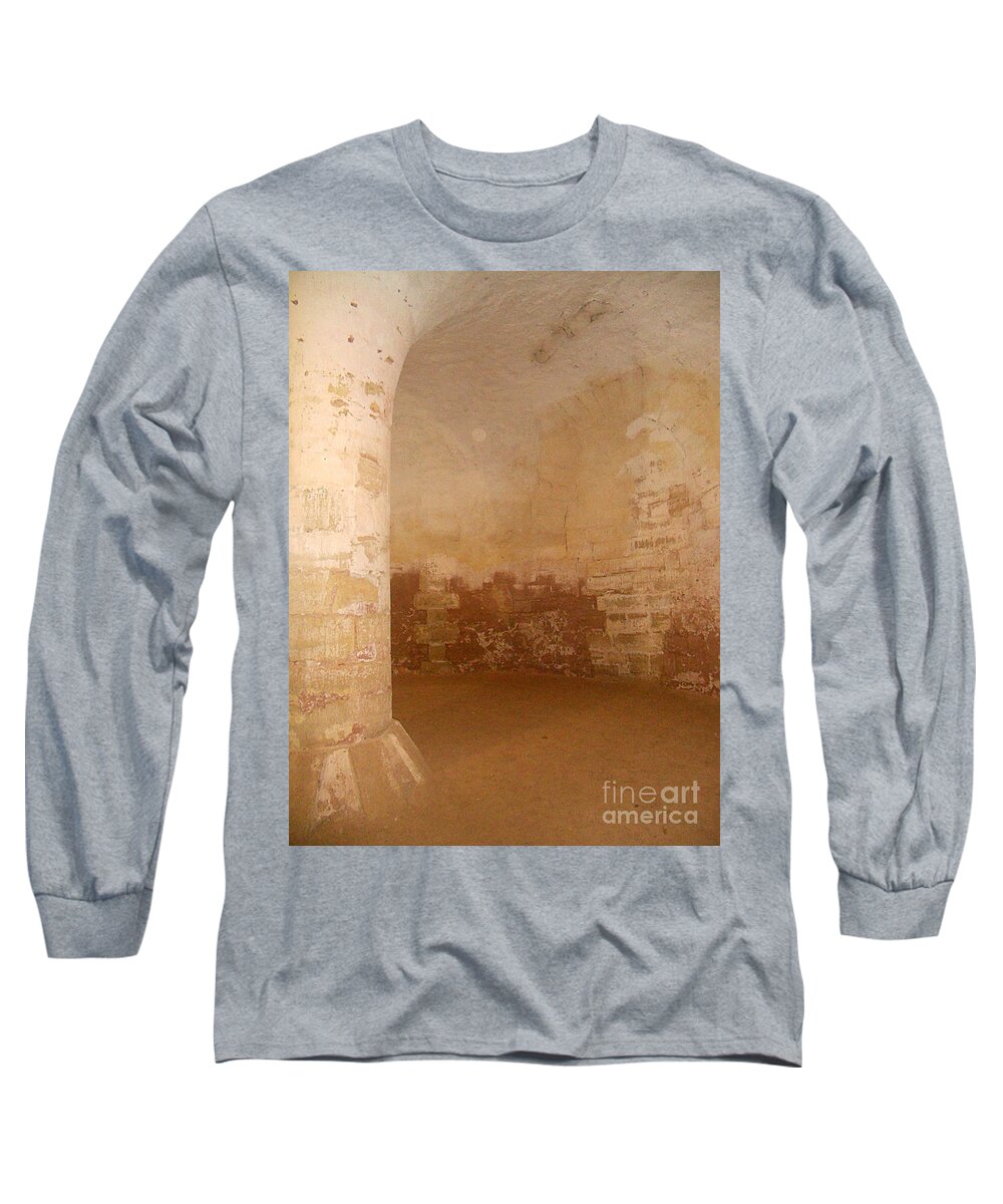 Abstract Long Sleeve T-Shirt featuring the photograph Inner Recesses by Lauren Leigh Hunter Fine Art Photography