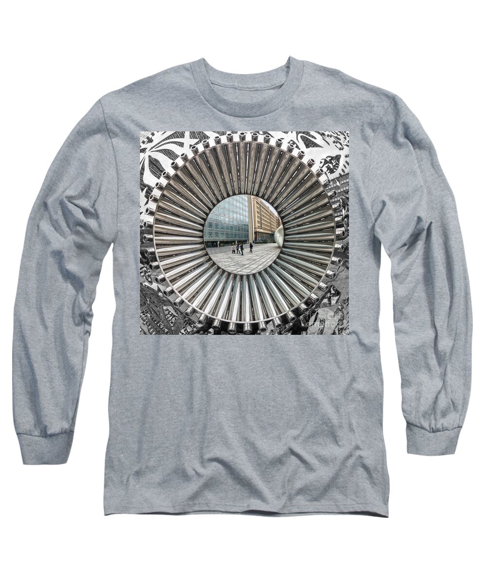 Arabian Long Sleeve T-Shirt featuring the photograph Institut du Monde Arabe - Paris by Luciano Mortula