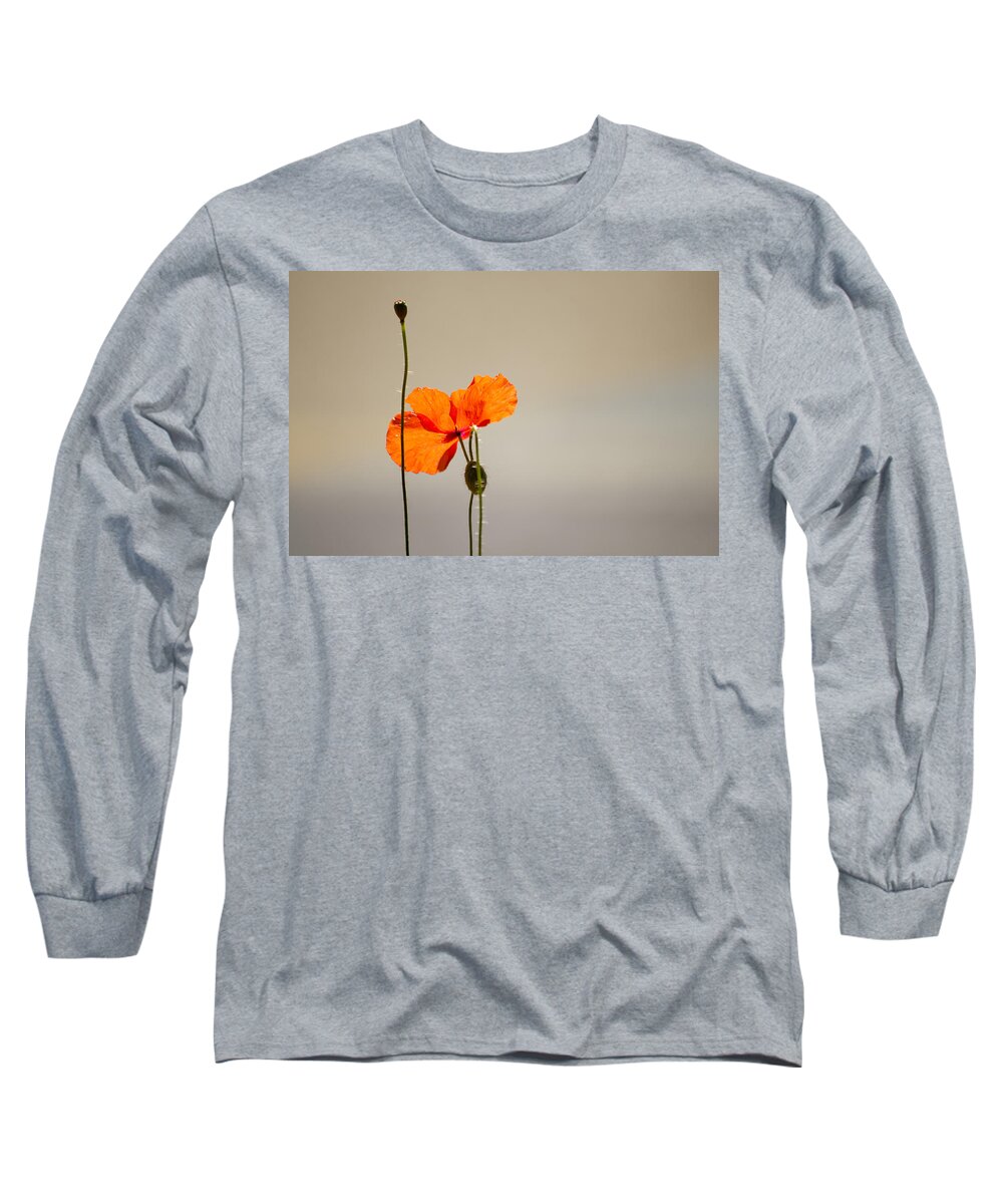 Poppy Long Sleeve T-Shirt featuring the photograph Life by Spikey Mouse Photography