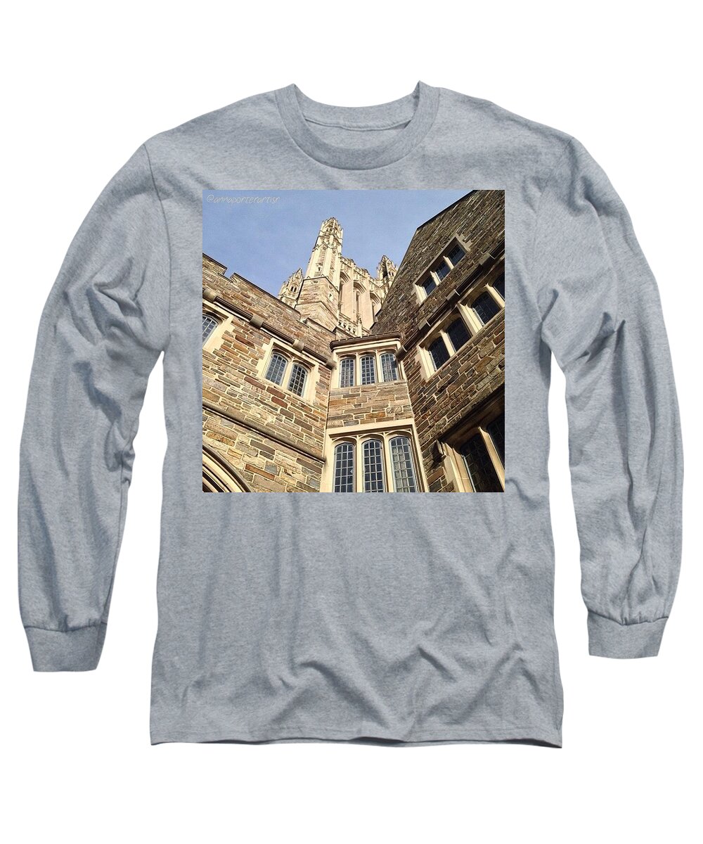 Rsa_windows Long Sleeve T-Shirt featuring the photograph Lofty Heights, Old Graduate College by Anna Porter