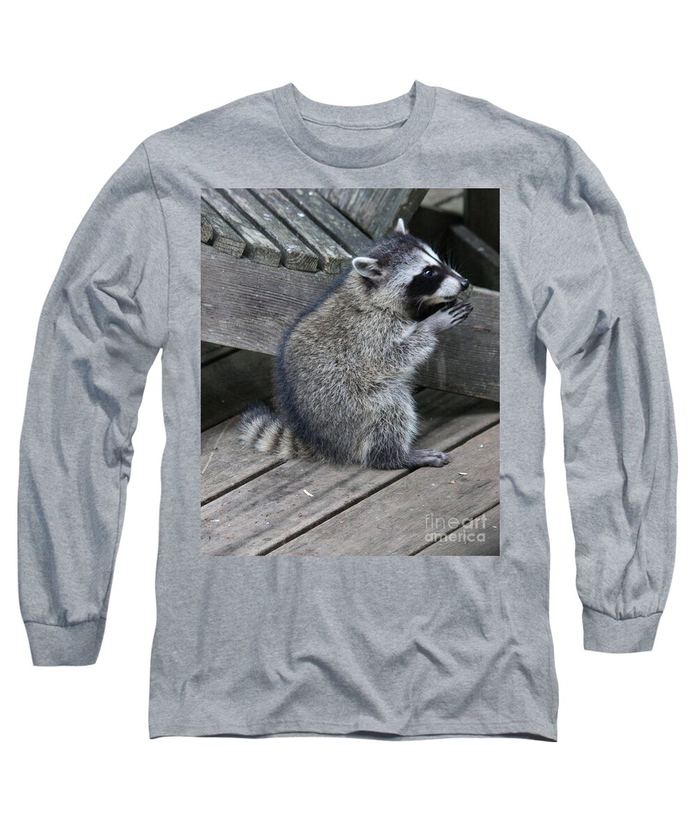 Mammals Long Sleeve T-Shirt featuring the photograph Lord thank you for this day by Kym Backland