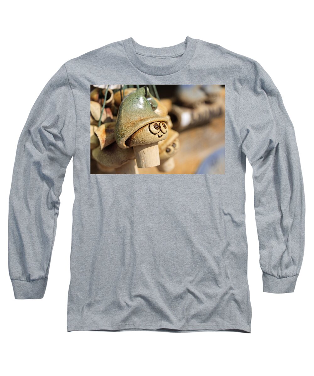 Wine Cork Long Sleeve T-Shirt featuring the photograph Lovely eyes by Sue Leonard