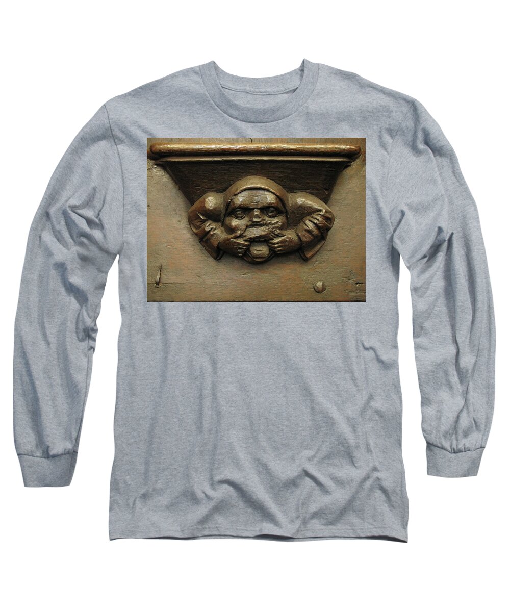 Misericord Long Sleeve T-Shirt featuring the photograph Misericord by Randi Kuhne