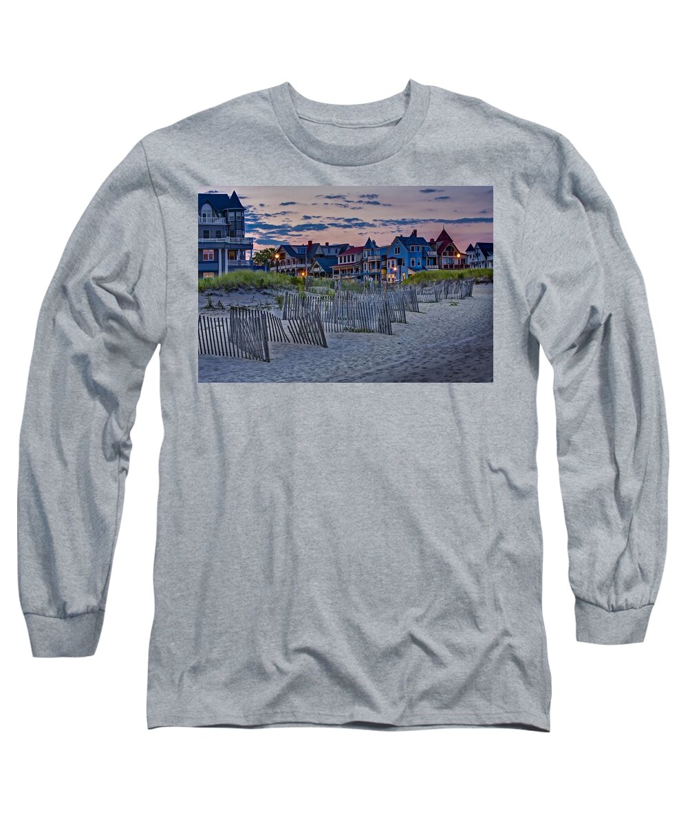 Asbury Park Long Sleeve T-Shirt featuring the photograph Ocean Grove Asbury Park NJ by Susan Candelario