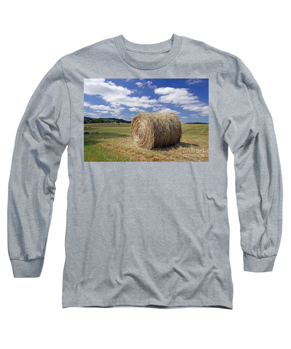 Sky Long Sleeve T-Shirt featuring the photograph Open Field by Geoff Crego